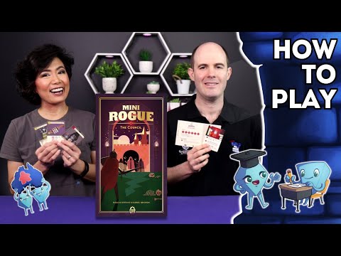 Mini Rogue The Council - How to Play Board Game. With Stella and Tarrant