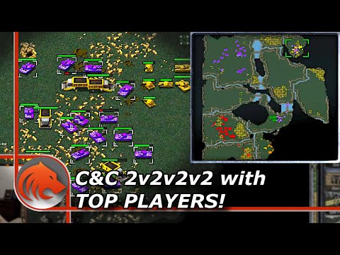 FFA Teams - 2 vs 2 vs 2 vs 2 in Command & Conquer: Remastered!