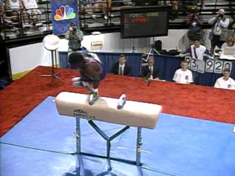 Chainey Umphrey - Pommel Horse - 1996 Olympic Trials - Men - Day 2