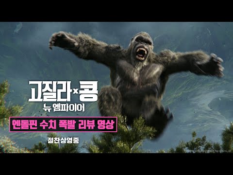 [고질라 X 콩: 뉴 엠파이어] 엔돌핀 수치 폭발 리뷰 영상