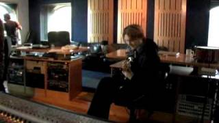 Hanging in the studio with MSP.  Outtake from No Manifesto Manic Street Preachers Documentary