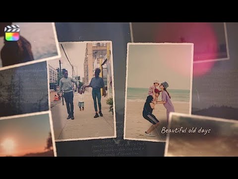 Apple Motion Template: Family Memory Album