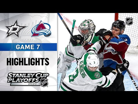 NHL Highlights | Second Round, Gm7 Stars @ Avalanche - Sept. 04, 2020