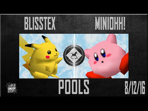 SSC 2016 Pools - Bliztex (Piakchu) Vs. Miniohh (Kirby) Super Smash Bros - SSB64
