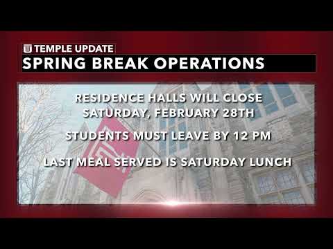 Temple Spring Break
