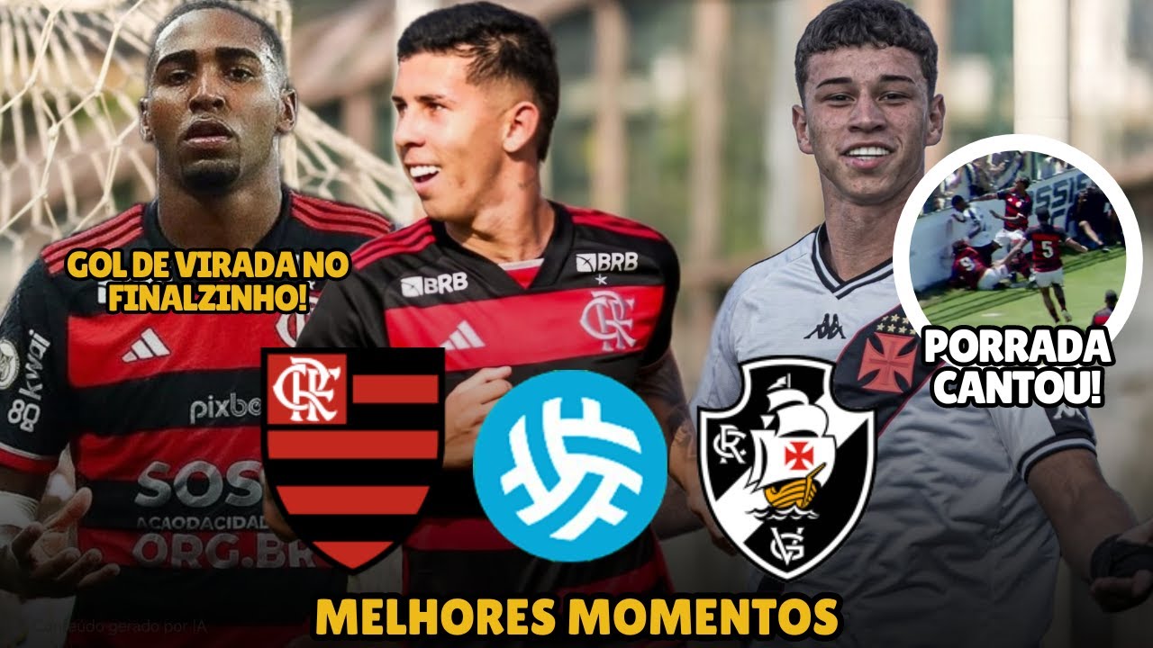 Flamengo x Vasco | Melhores Momentos | Final do Cariocão Sub-20 IDA