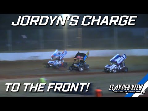 Sprintcars | Jordyn's Charge to the Front - Wangaratta - 3rd Dec 2022 | Clay-Per-View Highlights
