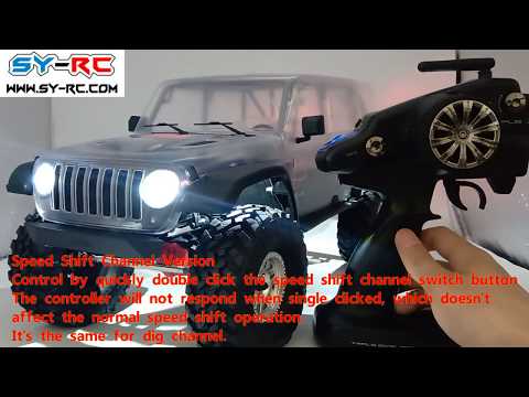 SY-RC LED light kit for Axial SCX10 III Jeep JLU Wrangler