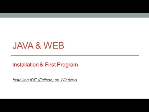 Install Latest Eclipse Ide Neon Oxygen On Windows For Java Ee First Java Program In Eclipse