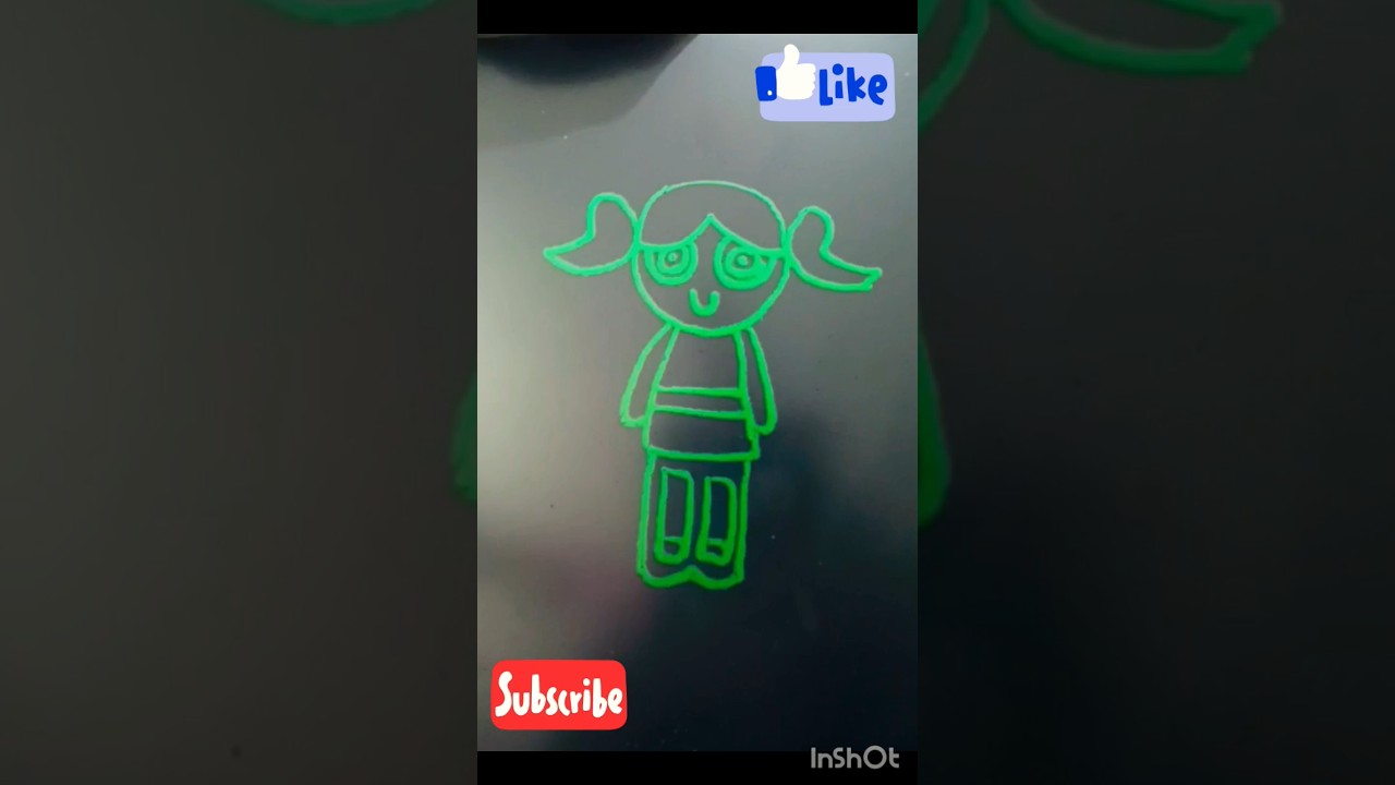 how to draw Bubbles cartoon characters wiki Fandom easy #cartoon #shortvideo #drawing #shorts