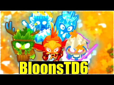NUR MIT ELEMENTAFFEN RUNDE 100 SCHAFFEN? - Bloons Td6 [Deutsch/German]