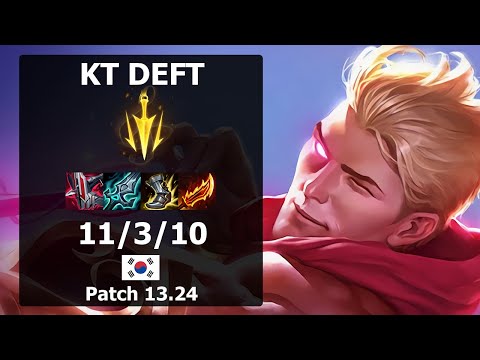 KT Deft Varus ADC vs Kalista| Patch 13.24 KR Challenger
