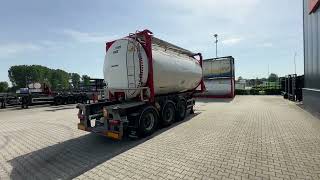 Van Hool 20FT/30FT ADR CHASSIS + 20FT SWAP TANKCONTAINER 31.180L 1-COMPAR 20ft tank container | Image 4 - Autoline