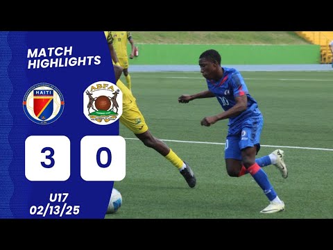 Haiti vs Antigua and Barbuda U-17 qualifications Round