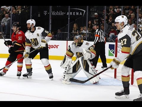 Golden Knights talk about their 2 0 win over the Flames