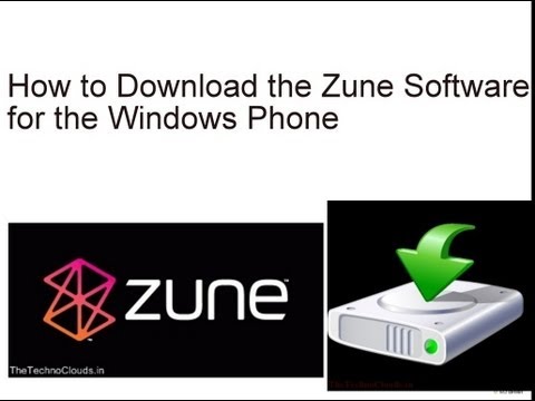 comment installer zune