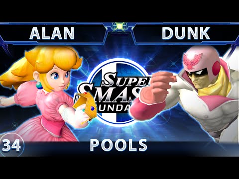 SSS 34 - Alan (Sheik) Vs. Dunk (Falcon) SSBM - Pools - Smash Melee