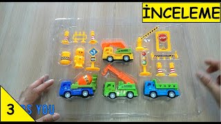 Çekbırak Renkli İNŞAAT SETİ  - Truck Construction Set Toy