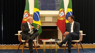 Lula dice que Portugal es la "gran puerta de entrada a la UE" y critica a Donald Trump