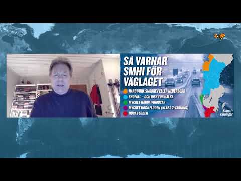 Nya vädervarningen – massiva snömängder