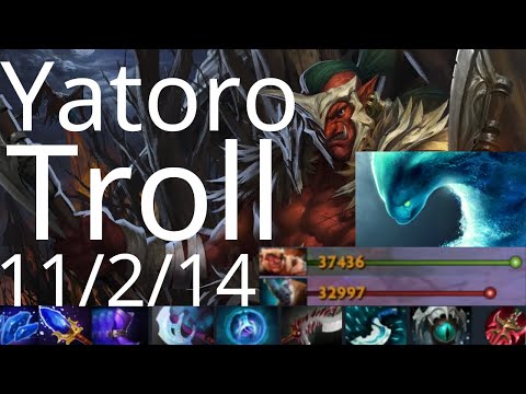 Yatoro Troll Warlord vs Magnus, Morphling, Beastmaster - dota2