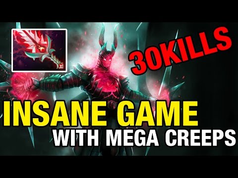 INSANE GAME WITH MEGA CREEPS - YapzOr - 30 KILLS - Dota 2