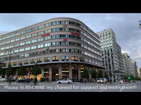 Sweden, Stockholm 4K - Torsplan to Sankt Eriksgatan Walk in evening #7