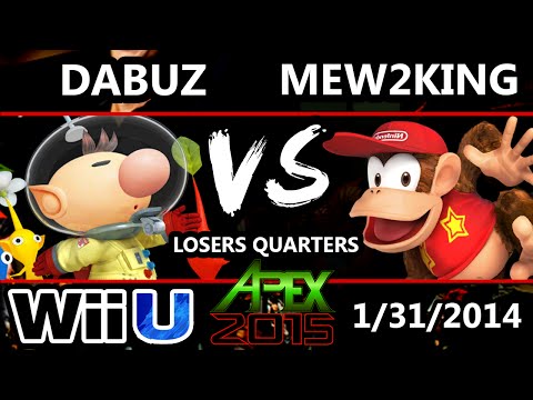 Apex 2015 - Dabuz (Rosalina) Vs. Mew2King (Diddy Kong) - Losers Quarters - Smash Wii U