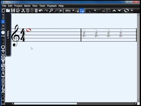 Short Musink Tutorial: Guides, Notes, and Tuplets