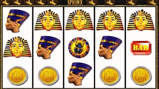 SPHINX SLOT by IGT  EPIC BIG WIN & BONUS FEATURE UNLOCKED