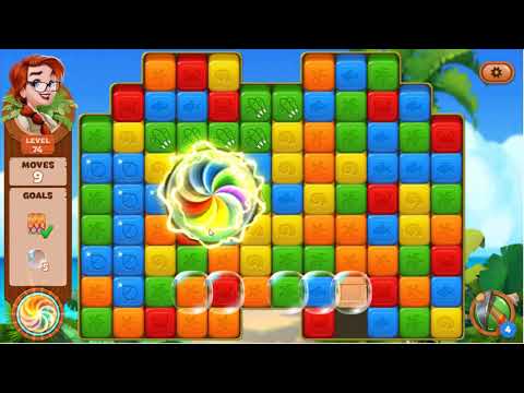 Lost Island Blast Adventure Level 74 - No Boosters