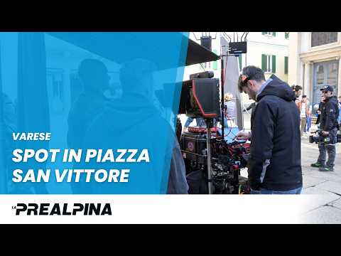 Varese, spot in piazza San Vittore