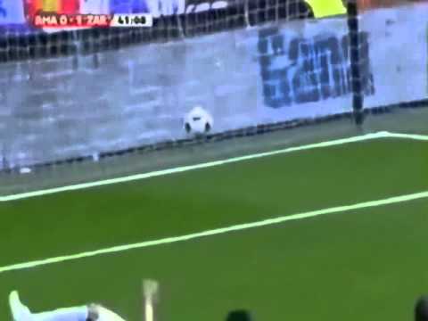 real madrid vs real zaragoza 0-1 [lafita goal]