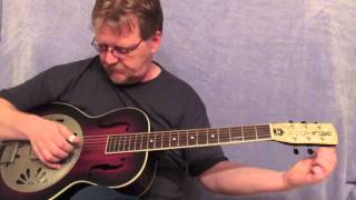 Gretsch Alligator Biscuit Bridge Resonator Review   slide blues guitar