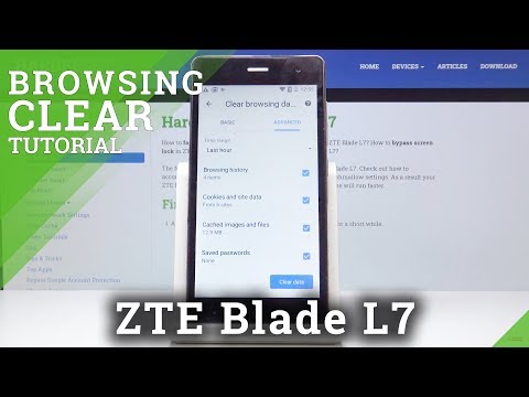 How to Refresh Browser Data on ZTE Blade L7 –  Delete Cookies / History / Wipe Cache