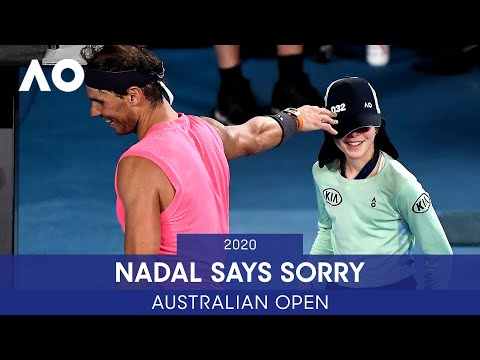 Nadal Hits Ballkid With Wayward Return | AO Archive