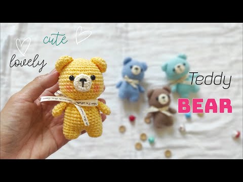 Crochet bear🐻 | teddy bear | amigurumi bear |freepattern#crochet#handmade #amigurumi #bear #tutorial