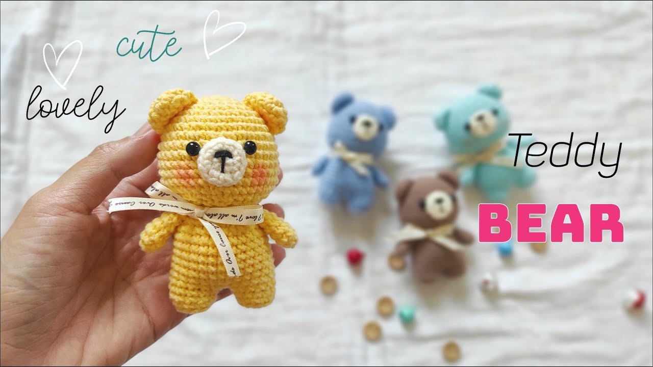 Crochet bear🐻 | teddy bear | amigurumi bear |freepattern#crochet#handmade #amigurumi #bear #tutorial