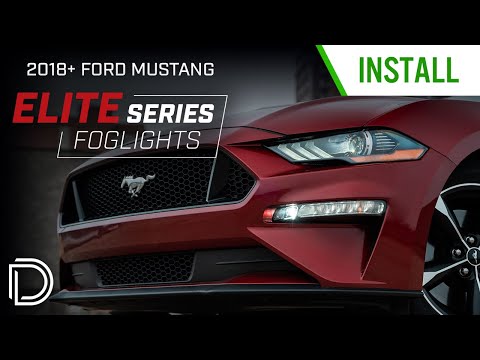How to Install 2018-2023 Mustang Elite Series Combination Foglamps | Diode Dynamics