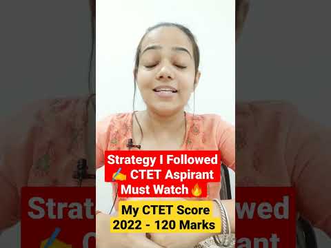 CTET|My Strategy|120 Marks|How I Prepared|2022 #ctet #ctet2022 #ctetaspirants