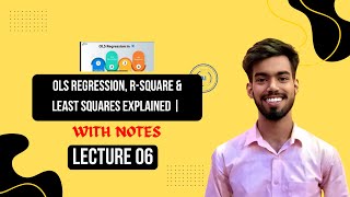 Download the video "OLS Regression, R-Square & Least Squares  | Lecture 06 | Machine Learning and AI"