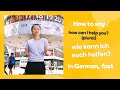 How to say 'how can I help you?' in German - Learn German fast with Memrise