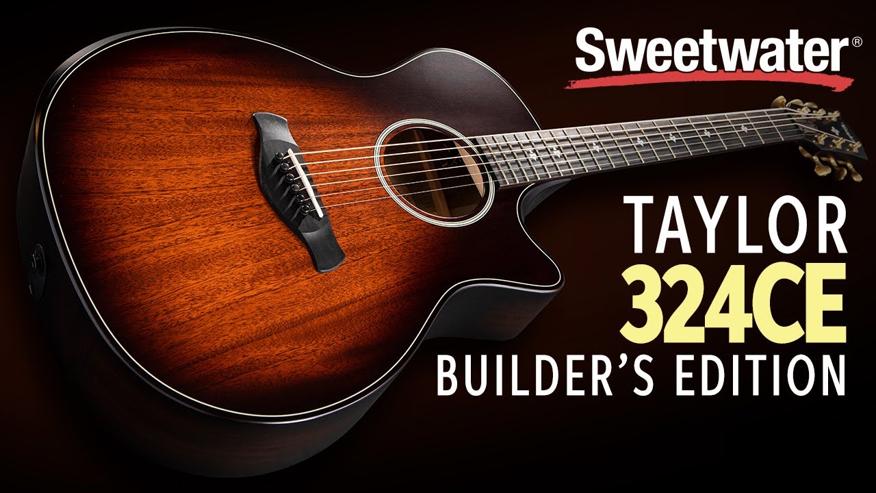 Taylor 324ce Builder's Edition Acoustic-electric Guitar Demo - YouTube