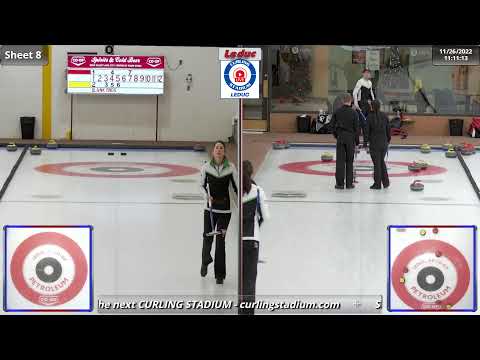Skrlik/Hamilton vs. Kalk/MacAlpine - Draw 3 - Curling Stadium Alberta Curling Series Doubles