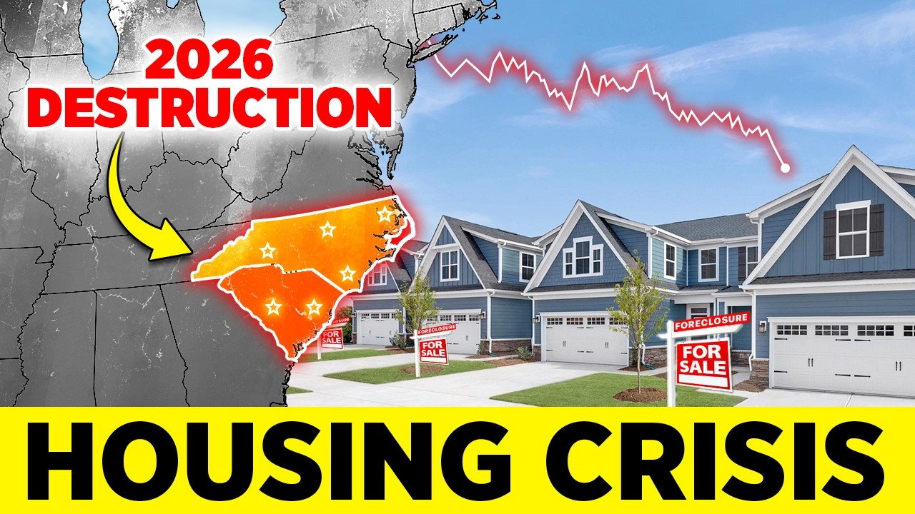 WARNING! 10 Carolina Cities Where the Housing Market Is Falling Apart Right Now