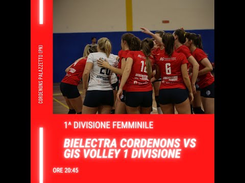 1^ DIVISIONE F. BIELECTRA CORDENONS VS GIS VOLLEY 1 DIVISIONE 4 FEBBRAIO 2023