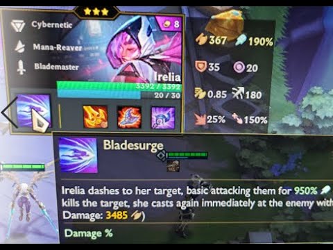 TFT Cybernetic Irelia Carry