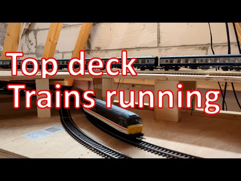 Progress update - trains now running on the top deck