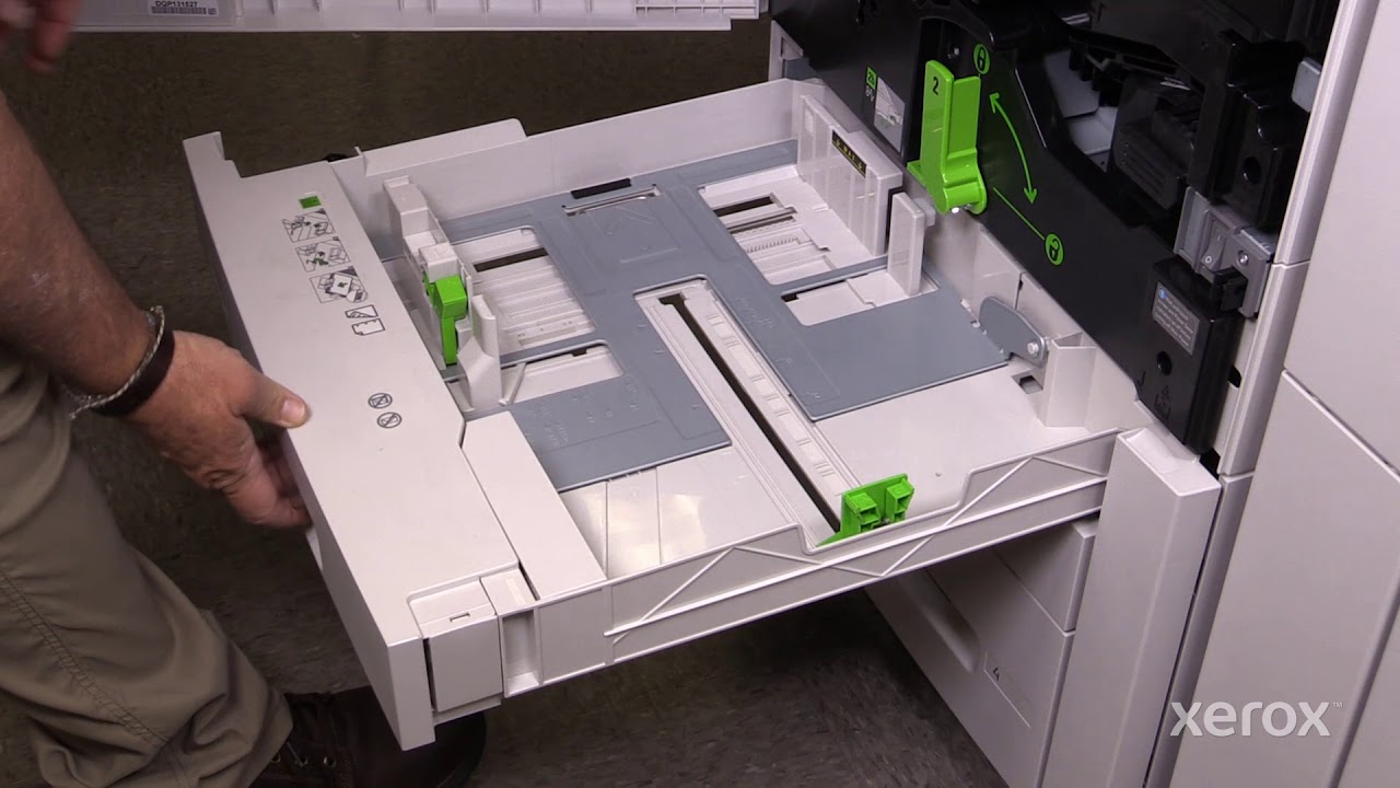 Xerox® PrimeLink® C9065 C9070 Series Printer Removing Tray 1