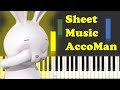 Little Baby Bum Sleeping Bunnies Piano Sheet Music Easy Beginner Arrangement